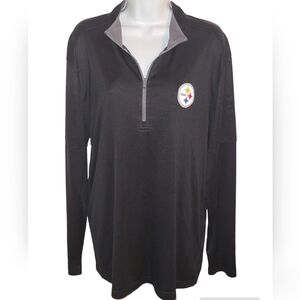 🏈💛🖤Steelers 3/4 Zip Pullover
